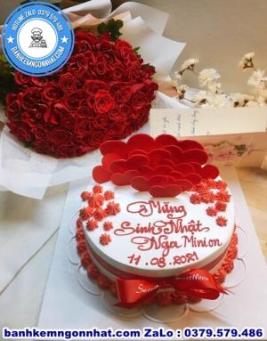 Combo Bánh Kem Và Hoa Tươi 41